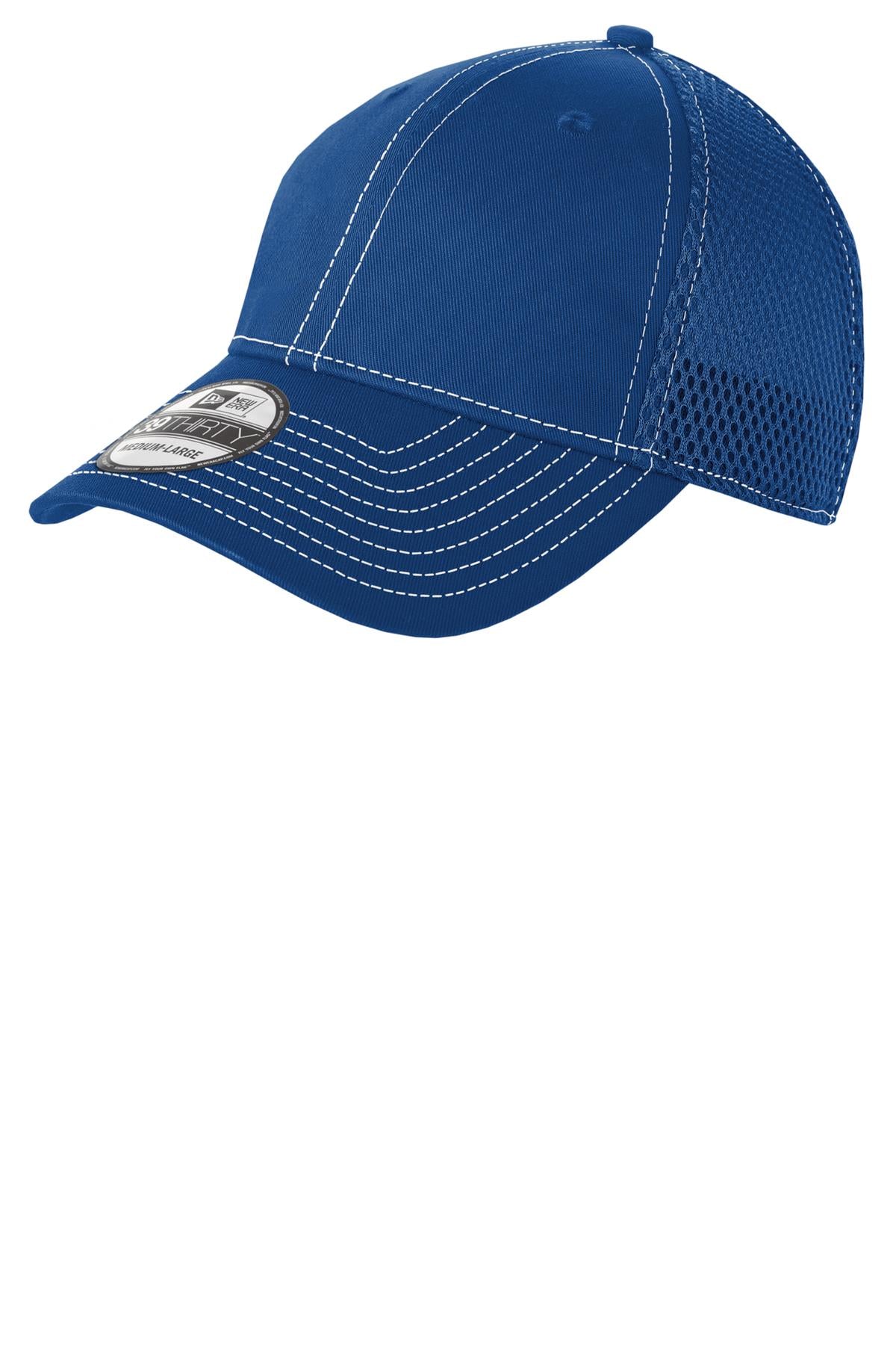 New Era - Stretch Mesh Contrast Stitch Cap. NE1120 - Royal/ White