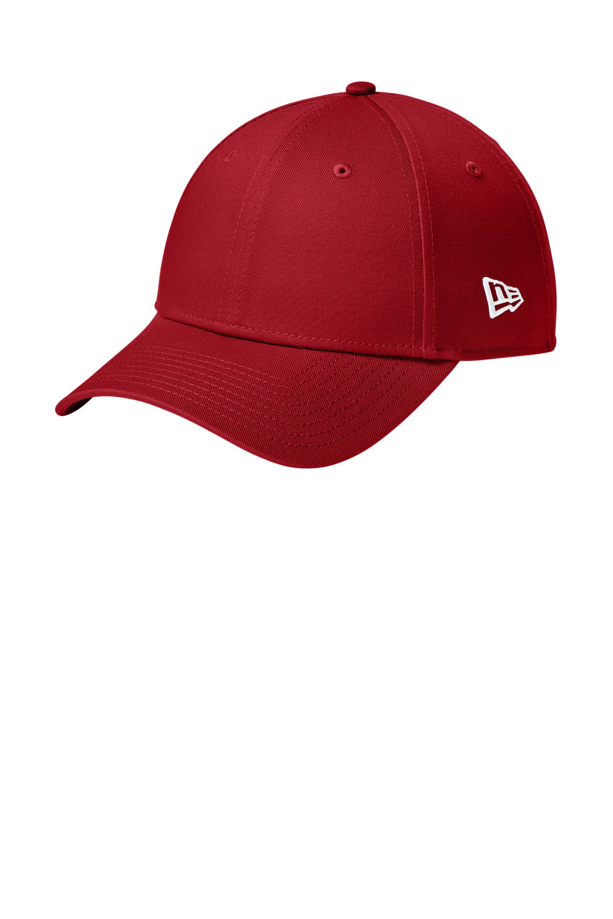 New Era - Adjustable Structured Cap.  NE200 - Flag Scarlet Red