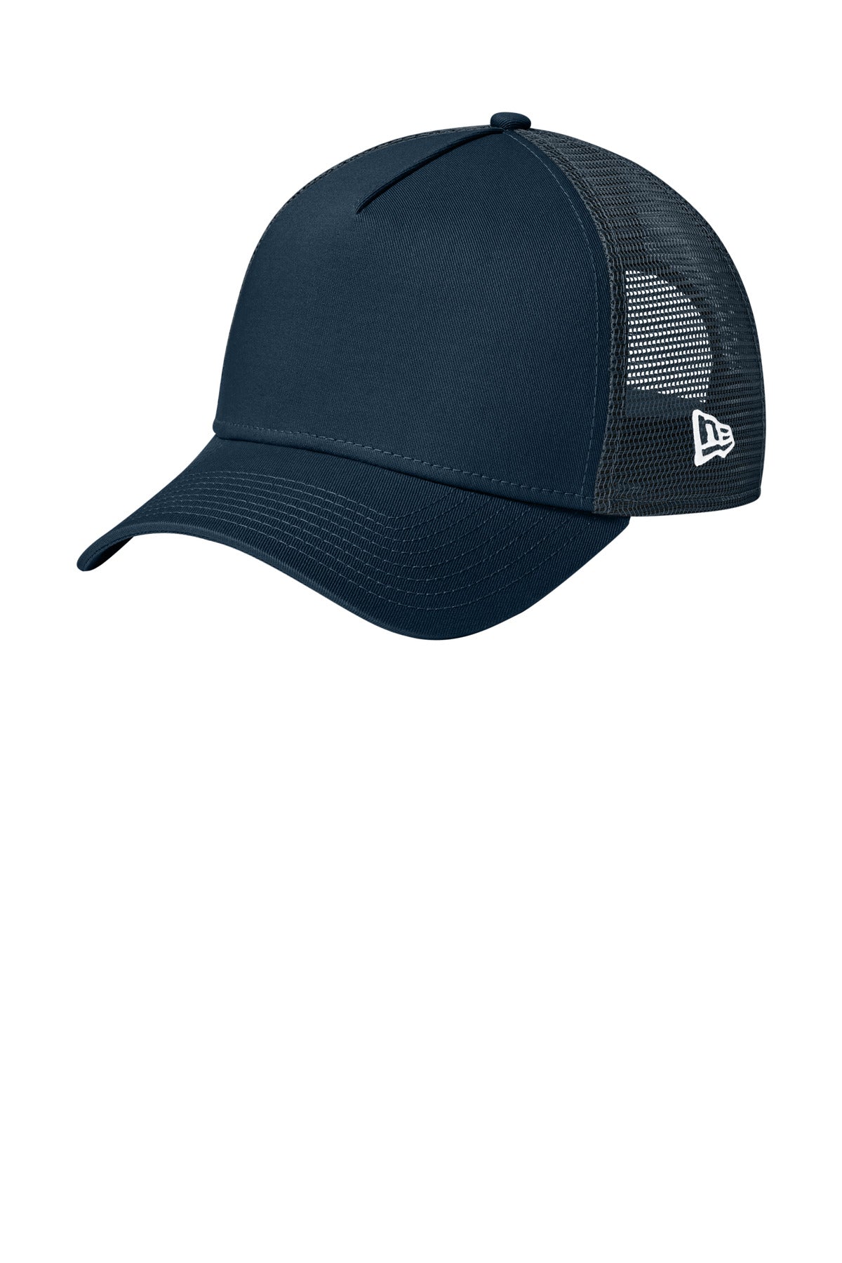 New Era Snapback Trucker Cap. NE205 - Flag Deep Navy