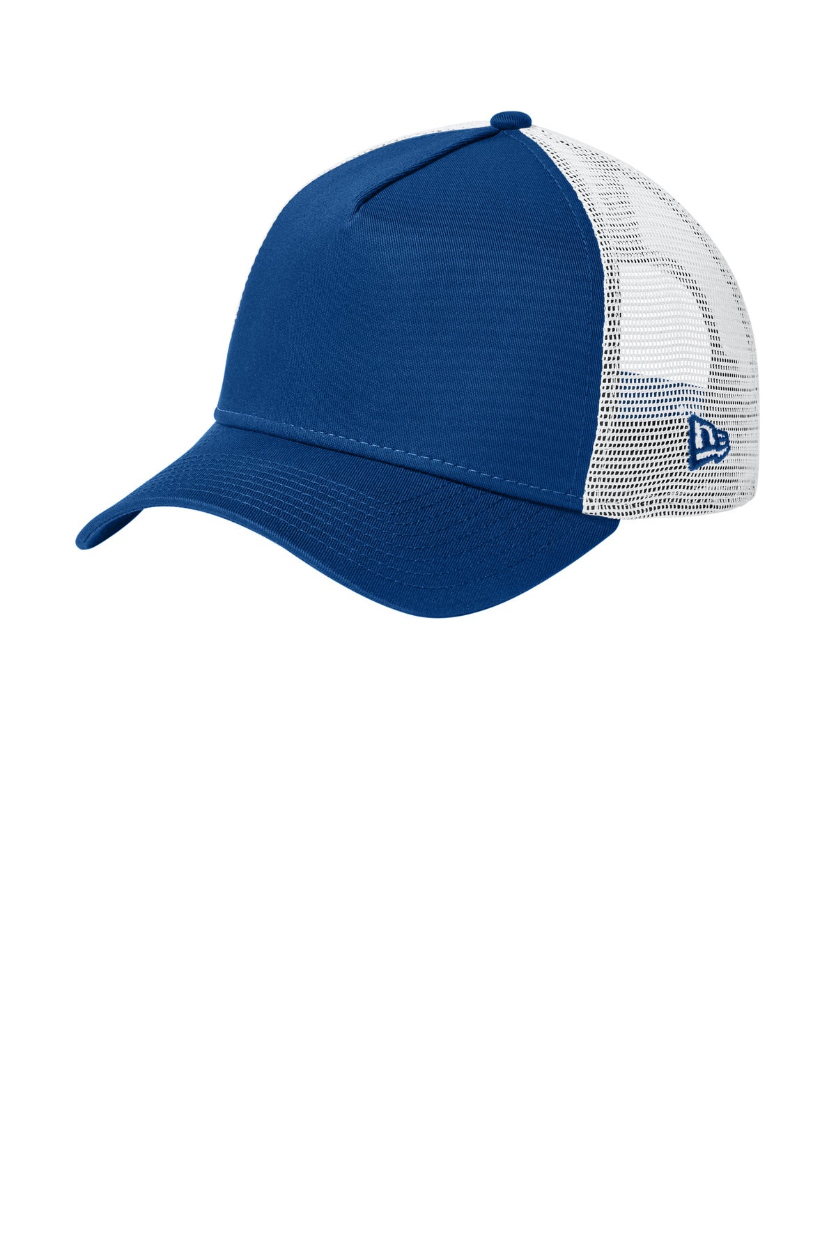 New Era Snapback Trucker Cap. NE205 - Flag Royal/ White