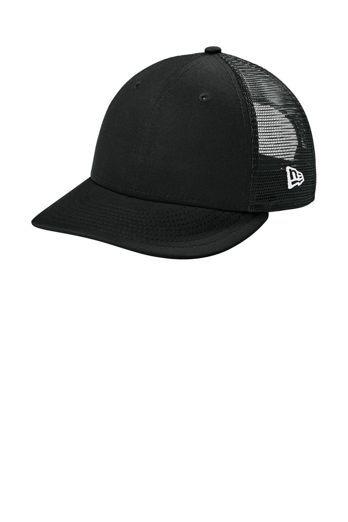 New Era   Snapback Low Profile Trucker Cap   NE207 - Flag Black