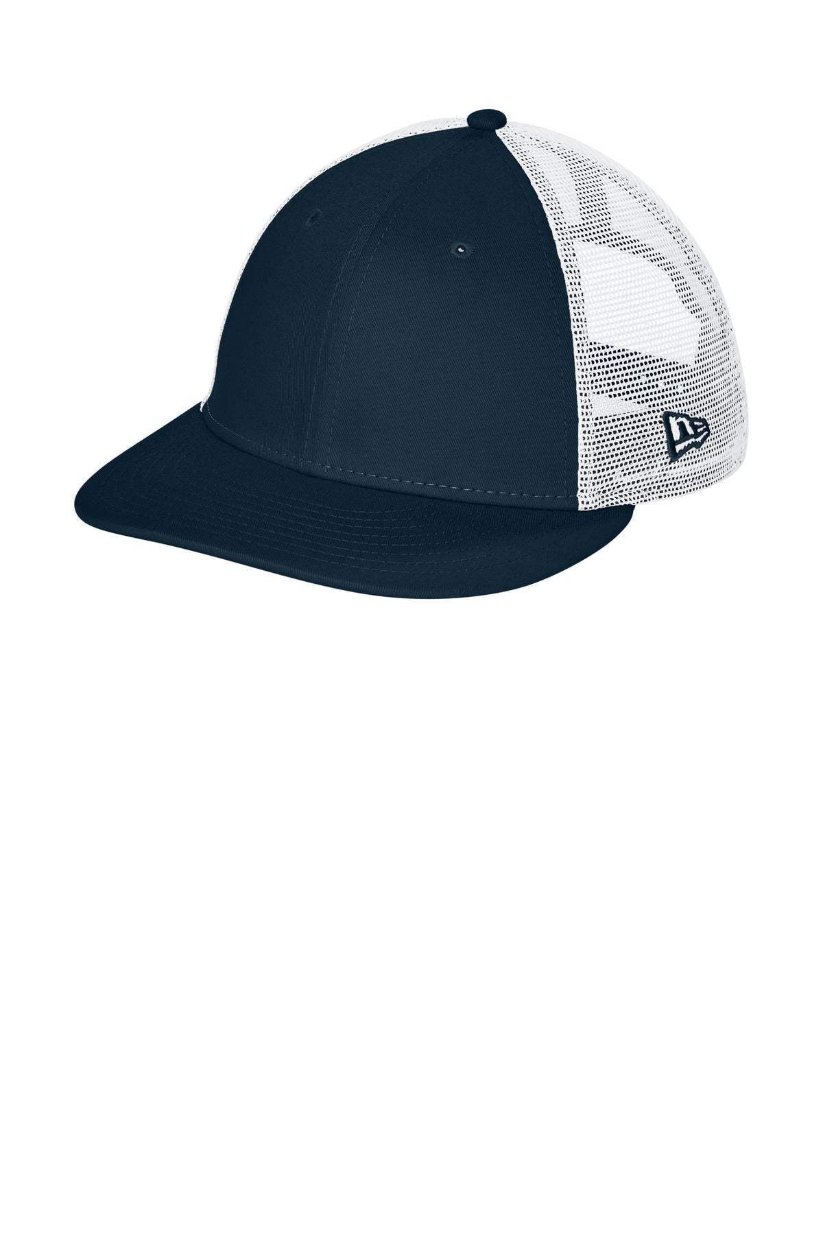 New Era   Snapback Low Profile Trucker Cap   NE207 - Flag Deep Navy/ White