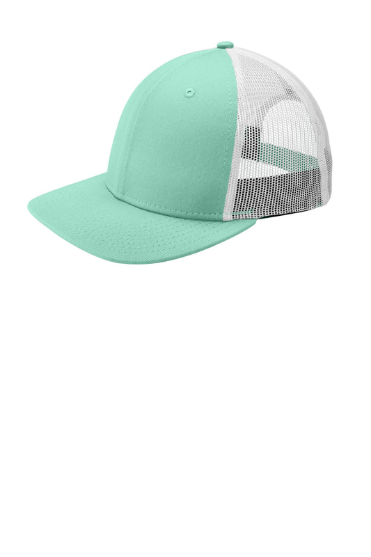 New Era   Snapback Low Profile Trucker Cap   NE207 - Mint/ White