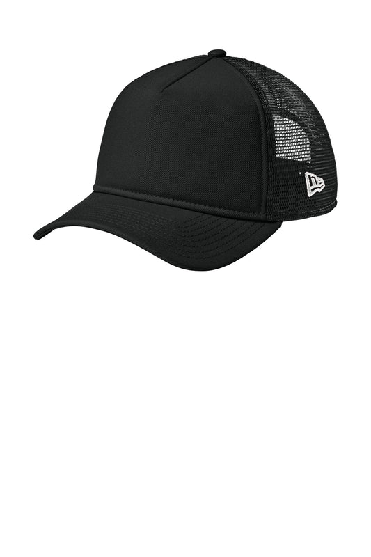 New Era A-Frame Snapback Mesh Back Cap NE212 - Flag Black/ Black