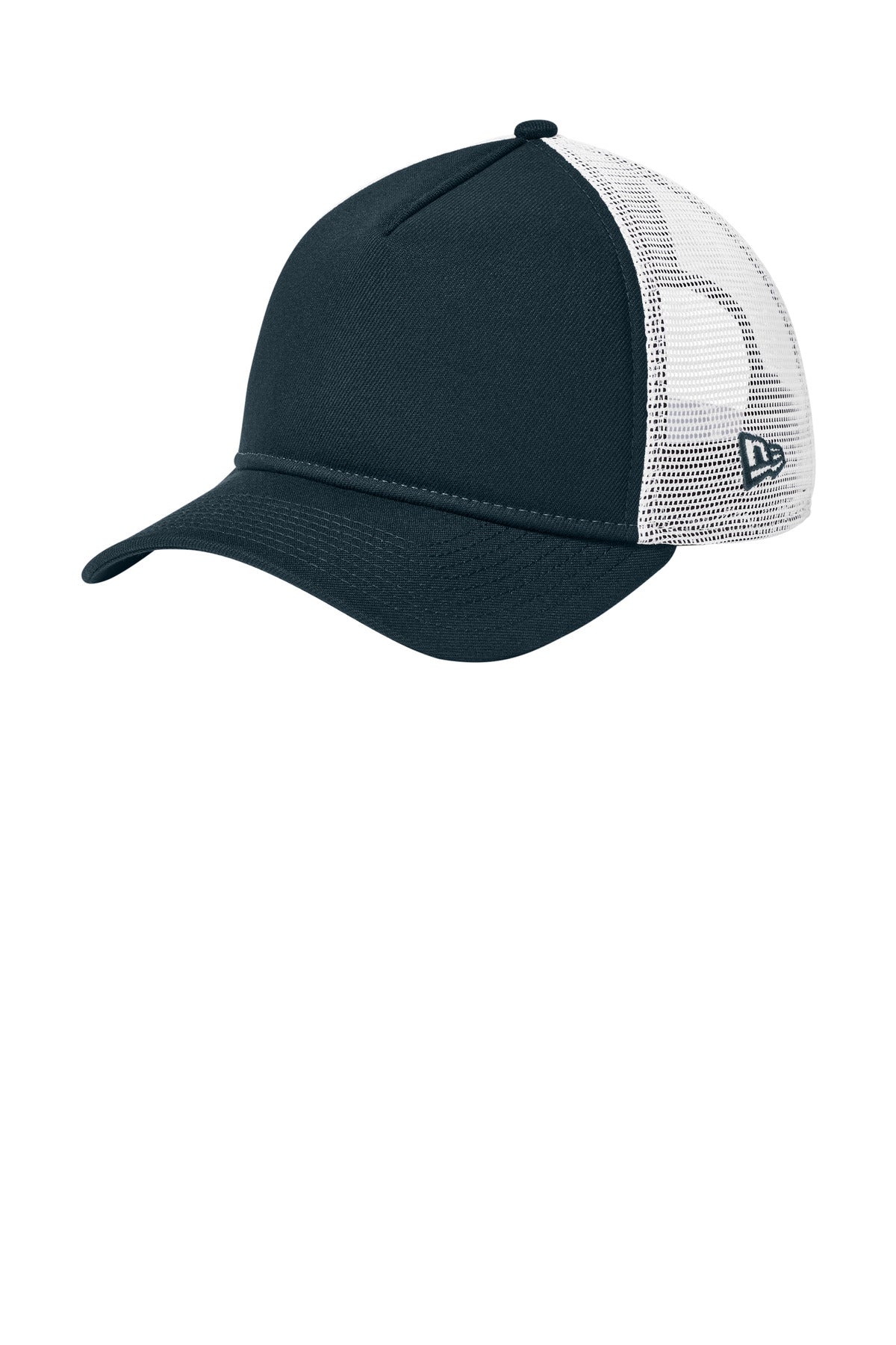 New Era A-Frame Snapback Mesh Back Cap NE212 - Flag Deep Navy/ White