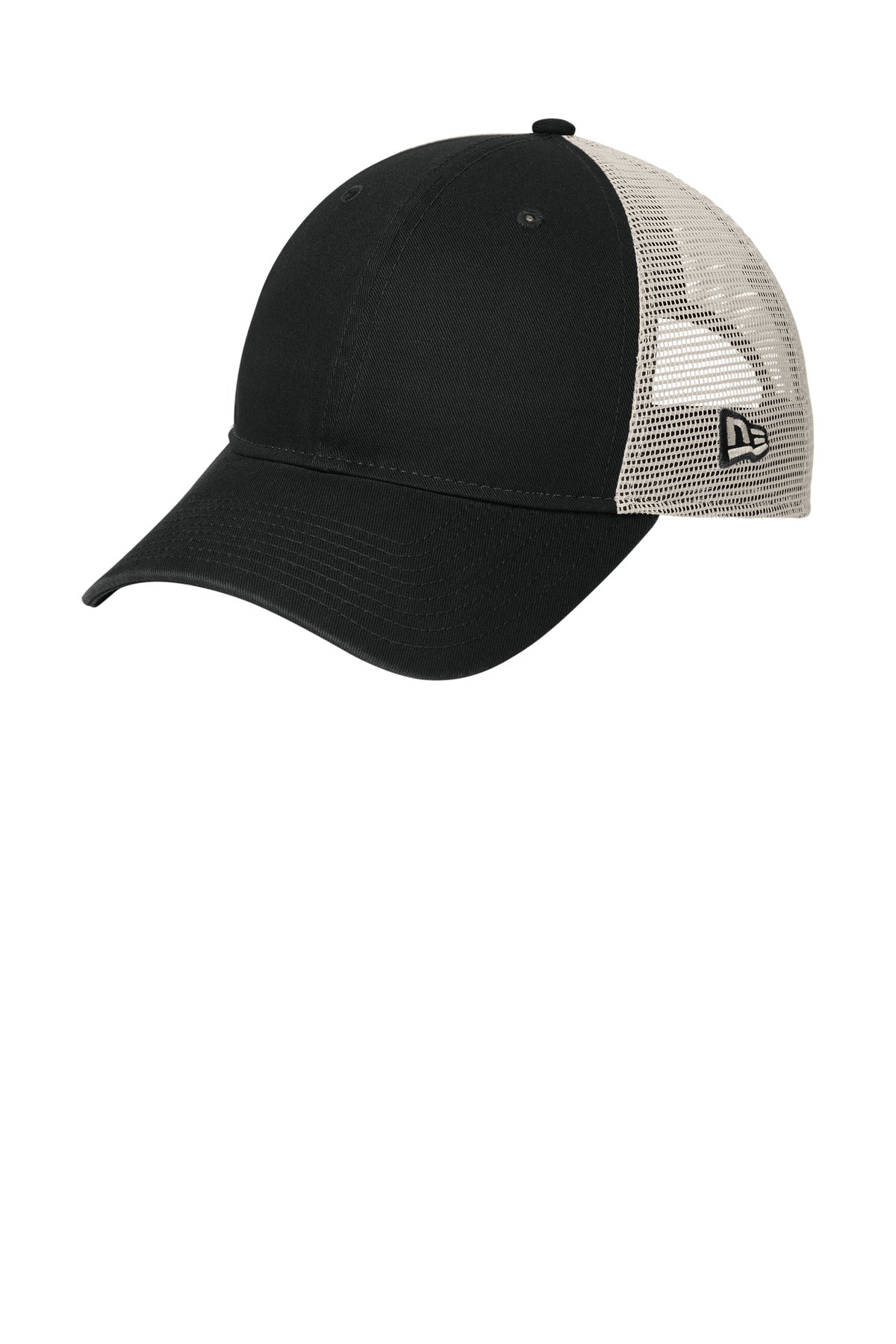 New Era 9TWENTY Unstructured Mesh Snapback Cap NE215 - Black/ Stone