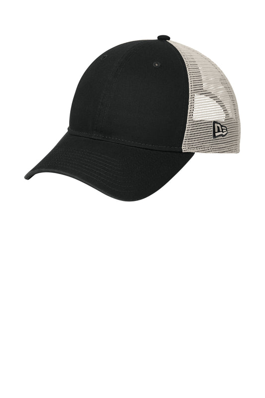 New Era 9TWENTY Unstructured Mesh Snapback Cap NE215 - Black/ Stone