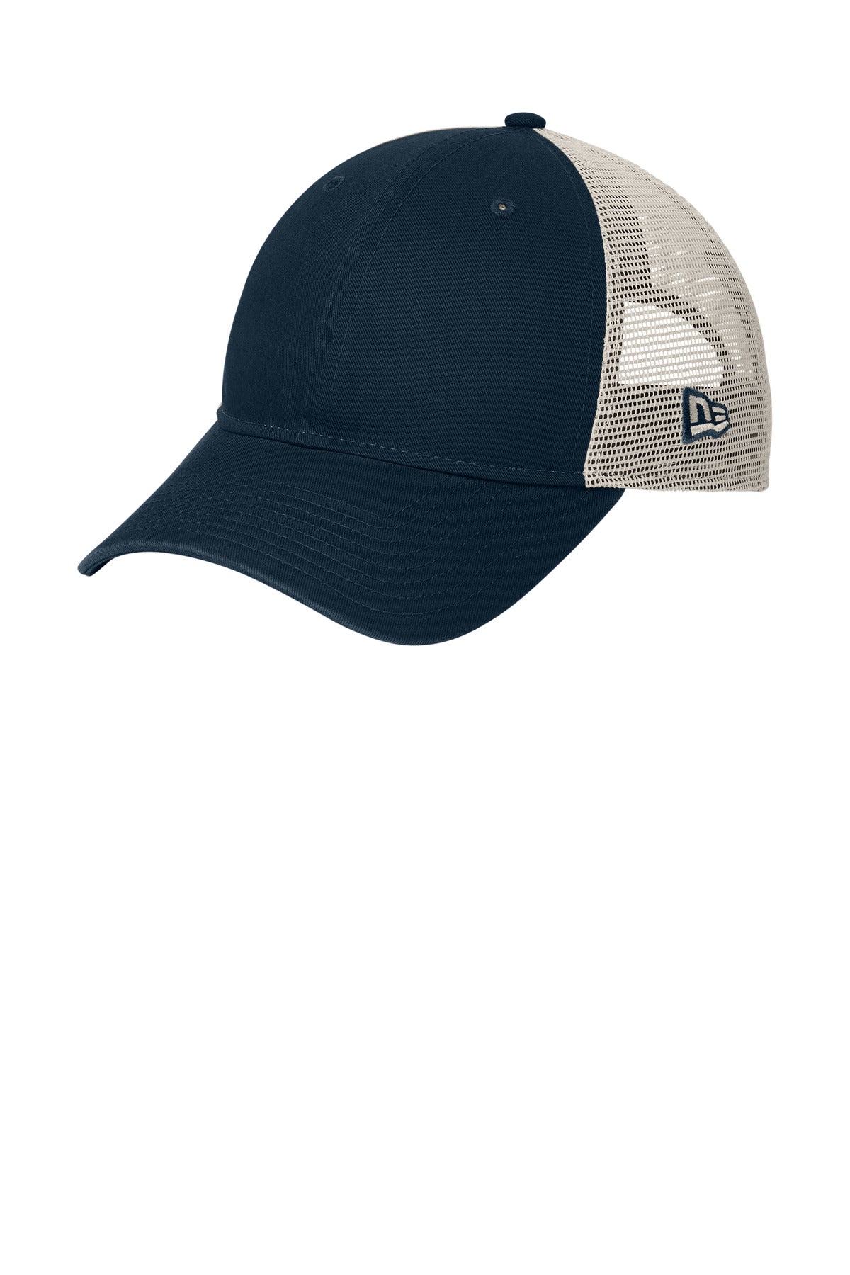 New Era 9TWENTY Unstructured Mesh Snapback Cap NE215 - Deep Navy/ Stone