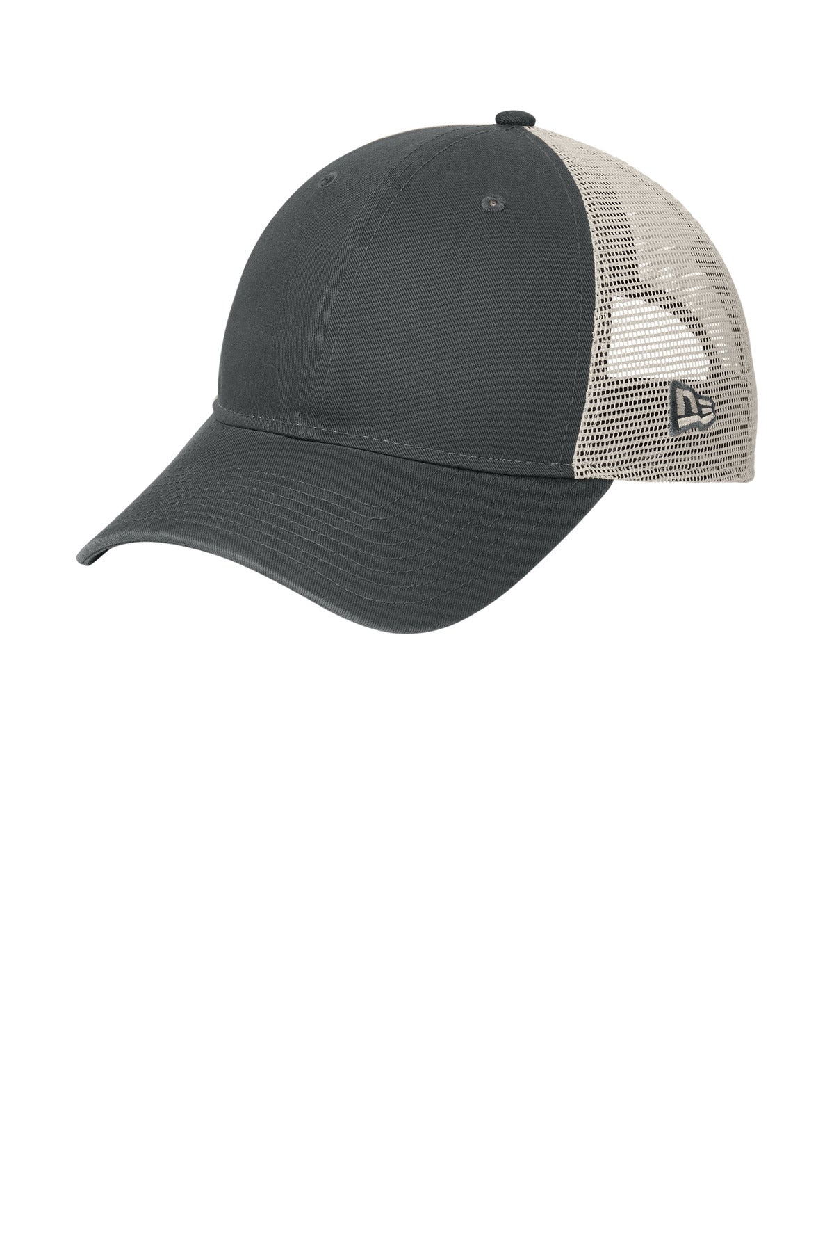 New Era 9TWENTY Unstructured Mesh Snapback Cap NE215 - Graphite/ Stone