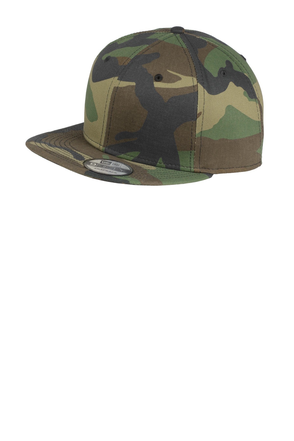 New Era - Flat Bill Snapback Cap. NE400 - Camo