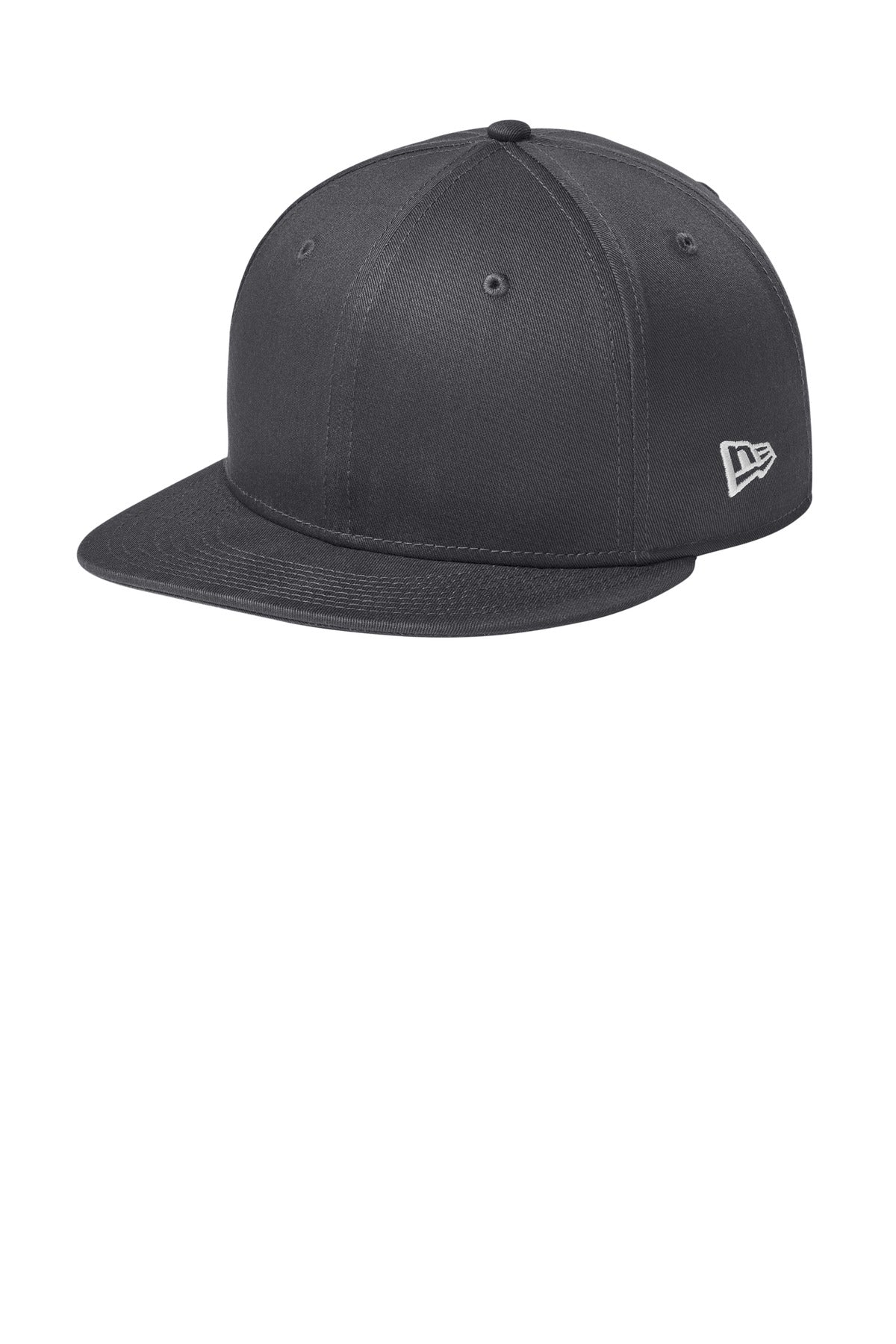 New Era - Flat Bill Snapback Cap. NE400 - Flag Charcoal