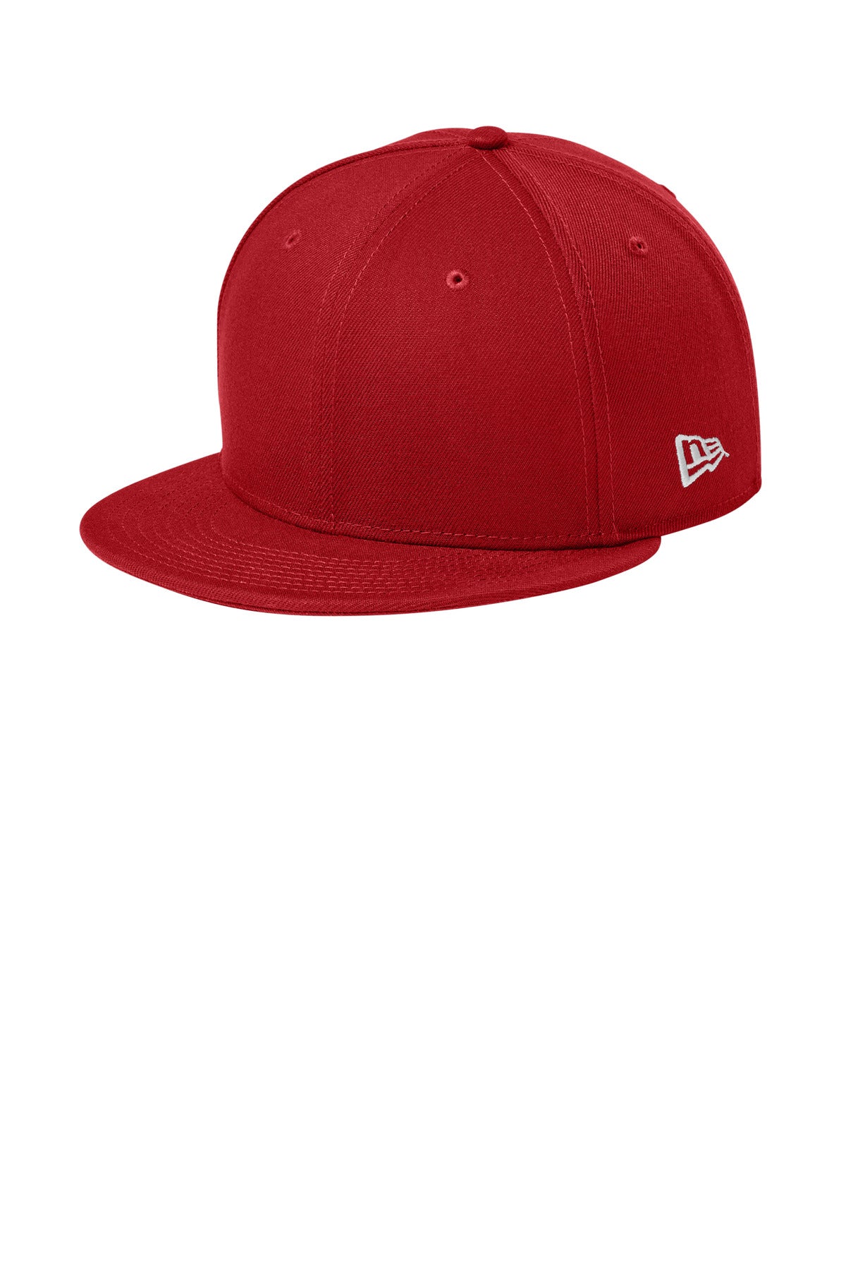 New Era Standard Fit Flat Bill Snapback Cap NE4020 - Flag Scarlet