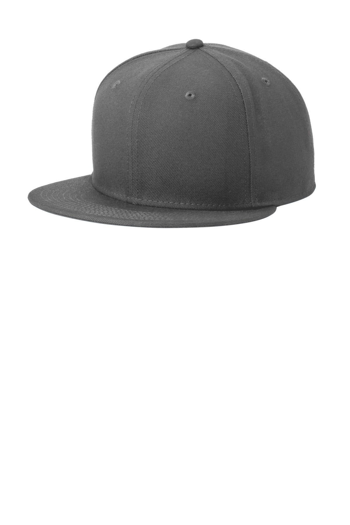 New Era Standard Fit Flat Bill Snapback Cap NE4020 - Graphite