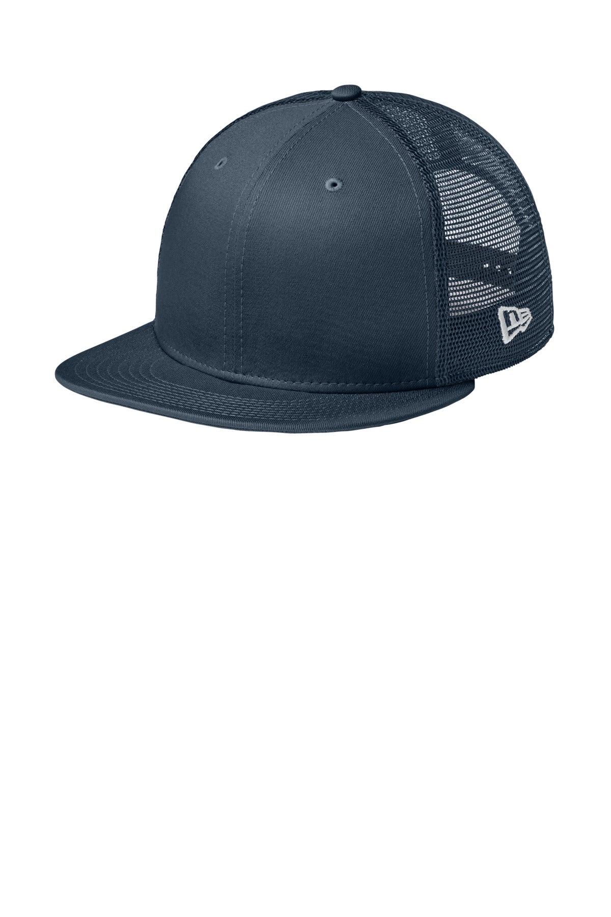New Era Standard Fit Snapback Trucker Cap NE4030 - Flag Deep Navy/ Deep Navy