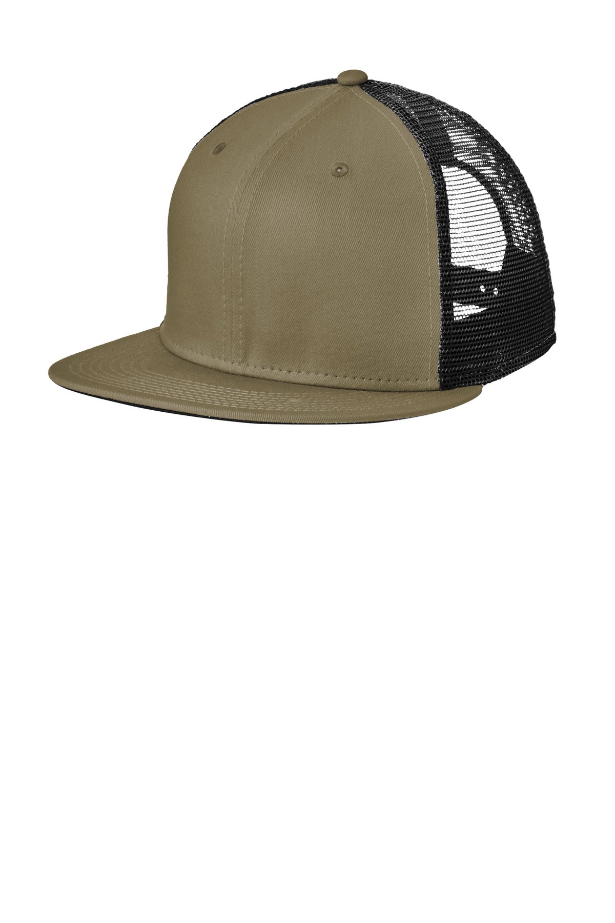 New Era Standard Fit Snapback Trucker Cap NE4030 - Olive/ Black