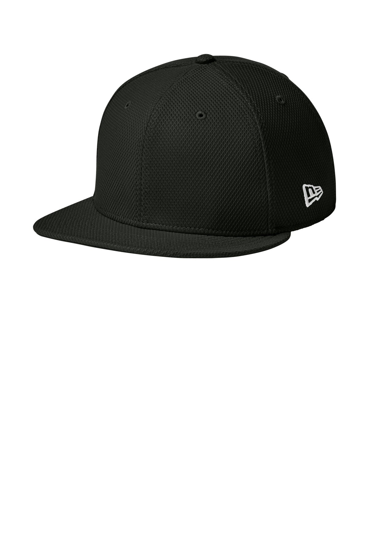 New Era  Original Fit Diamond Era Flat Bill Snapback Cap. NE404 - Flag Black