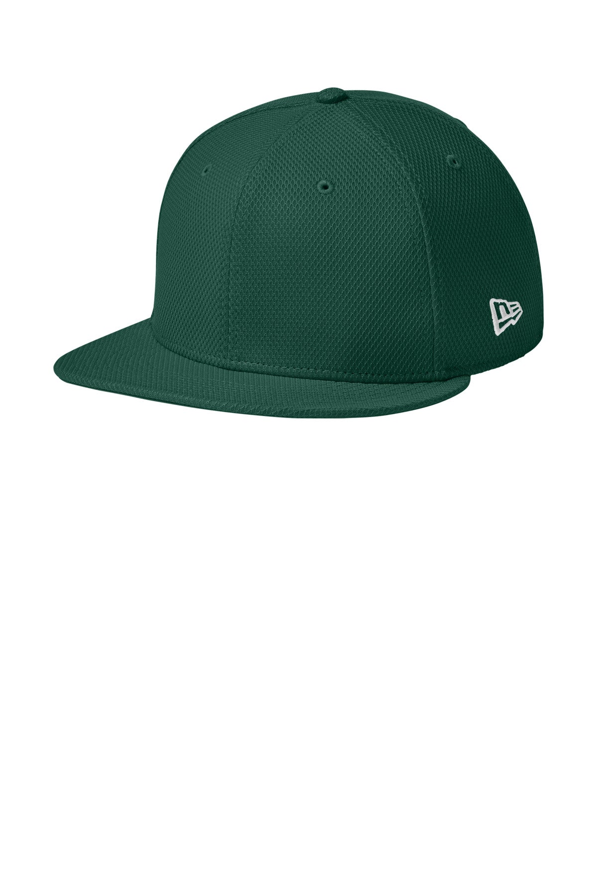 New Era  Original Fit Diamond Era Flat Bill Snapback Cap. NE404 - Flag Dark Green