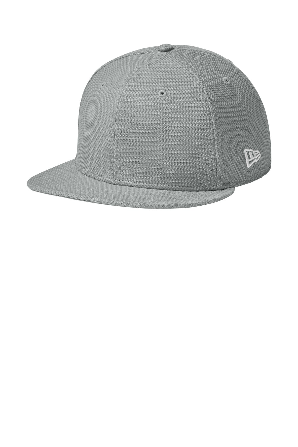 New Era  Original Fit Diamond Era Flat Bill Snapback Cap. NE404 - Flag Grey