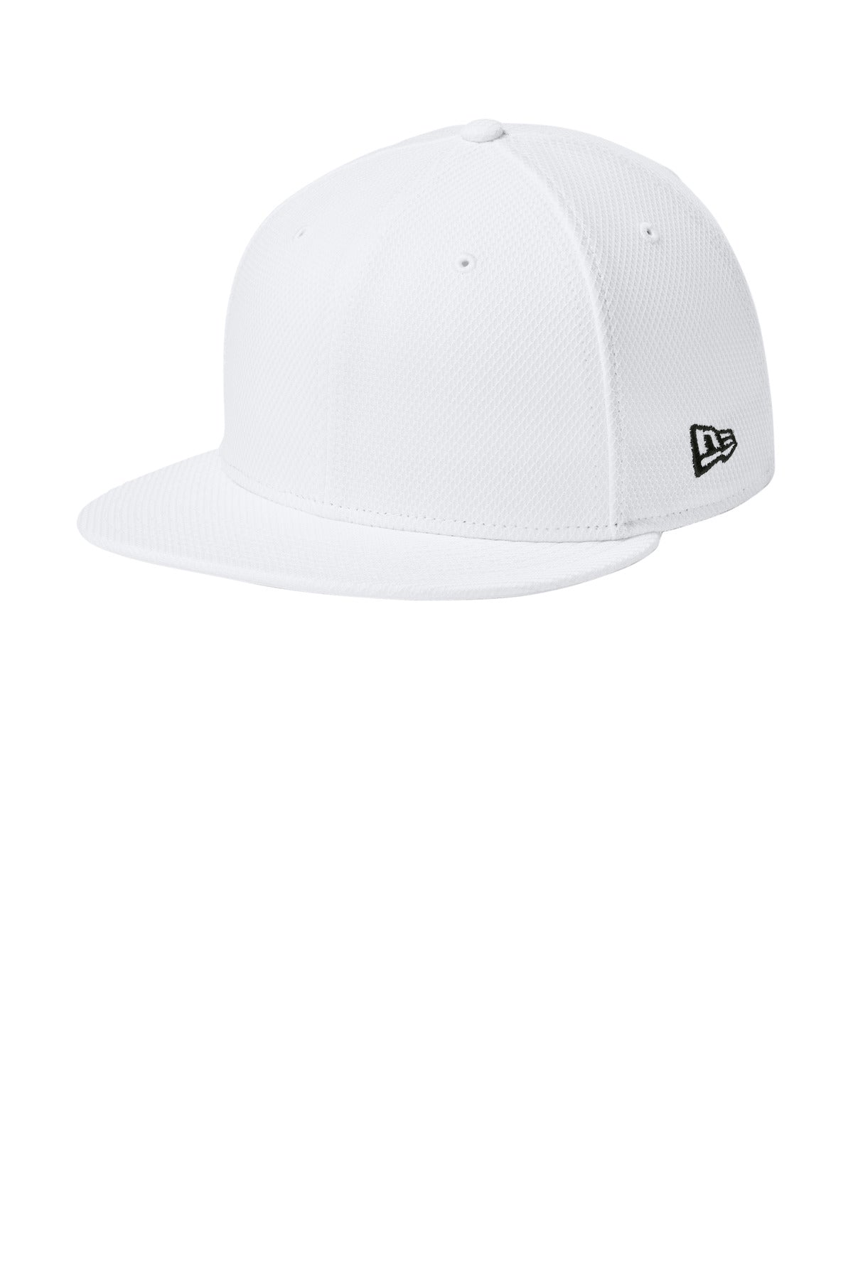 New Era  Original Fit Diamond Era Flat Bill Snapback Cap. NE404 - Flag White
