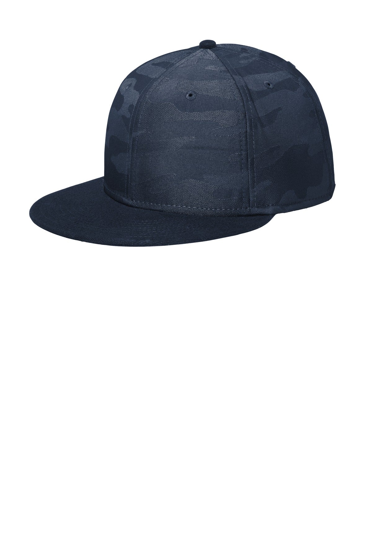 New Era  Camo Flat Bill Snapback Cap NE407 - Flag Deep Navy/ Deep Navy Camo