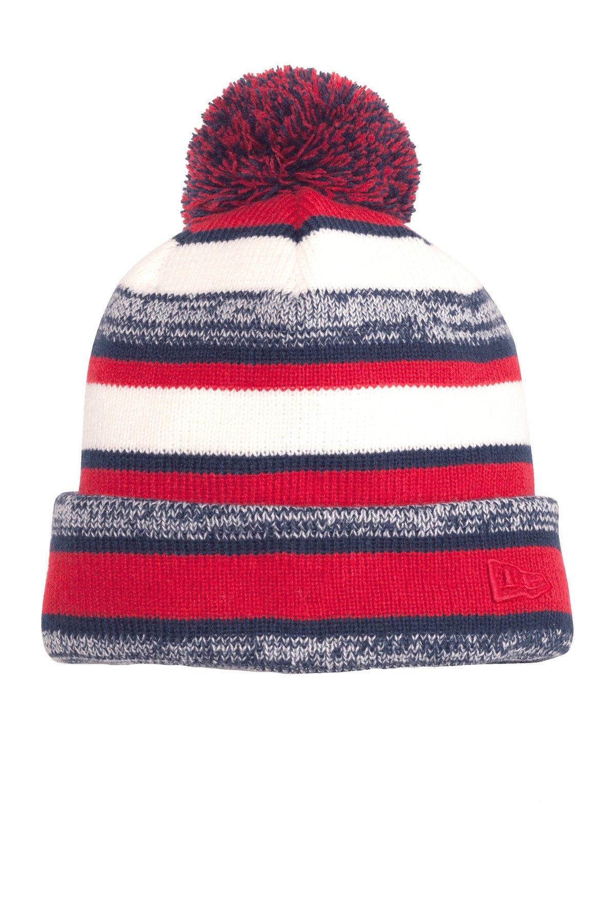 New Era Sideline Beanie. NE902 - Red/ Navy