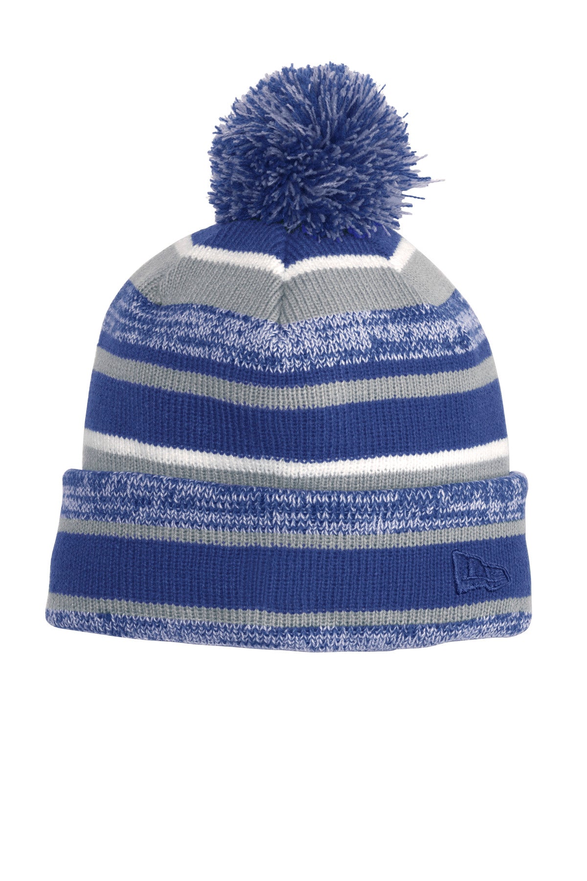 New Era Sideline Beanie. NE902 - Royal/ Grey