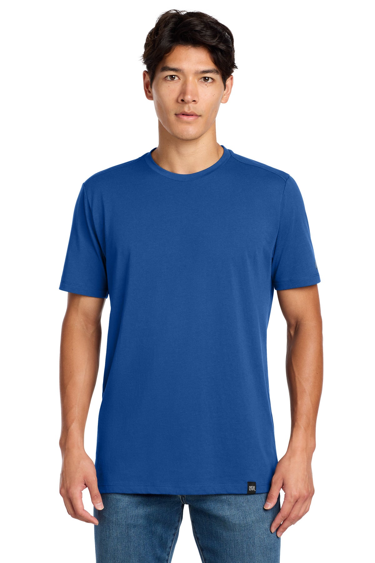 New Era  Heritage Blend Crew Tee. NEA100 - Royal