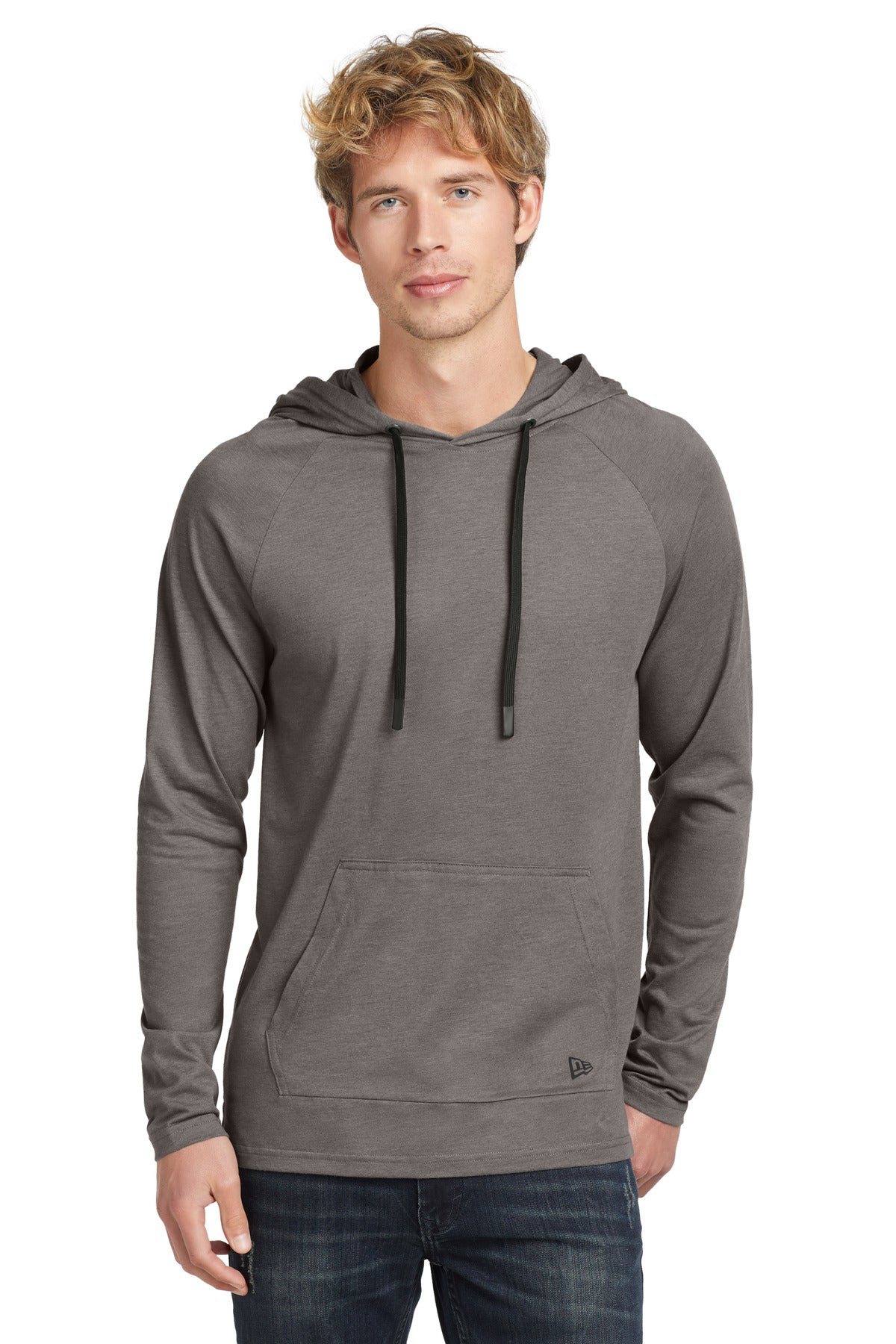 New Era  Tri-Blend Hoodie. NEA137 - Shadow Grey