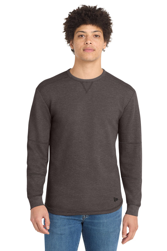 New Era Thermal Long Sleeve NEA140 - Black Heather