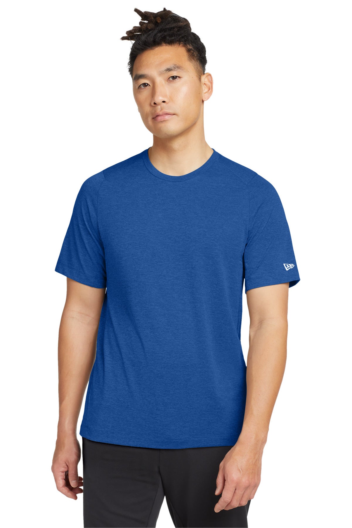 New Era  Series Performance Crew Tee. NEA200 - Royal
