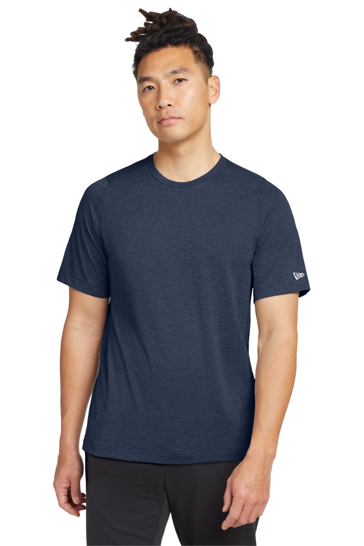 New Era  Series Performance Crew Tee. NEA200 - True Navy