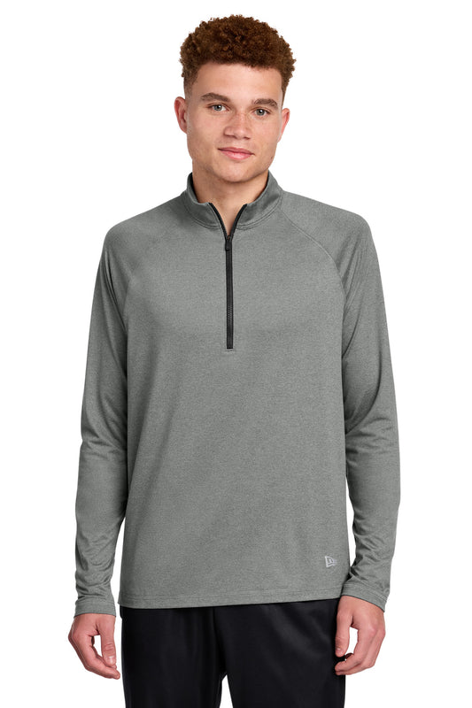 New Era Power 1/2-Zip NEA228 - Shadow Grey Heather