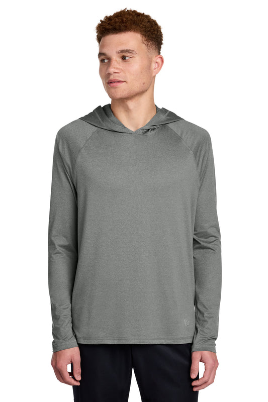 New Era Power Long Sleeve Hoodie NEA229 - Shadow Grey Heather