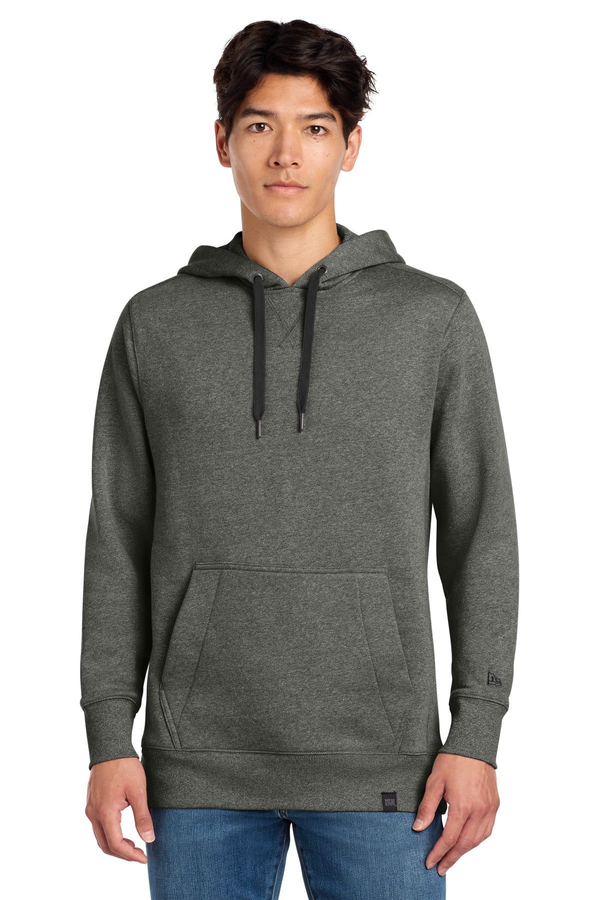 New Era  French Terry Pullover Hoodie. NEA500 - Black Twist
