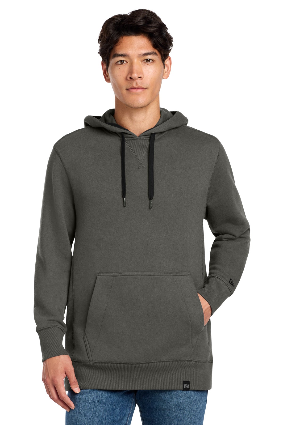 New Era  French Terry Pullover Hoodie. NEA500 - Graphite