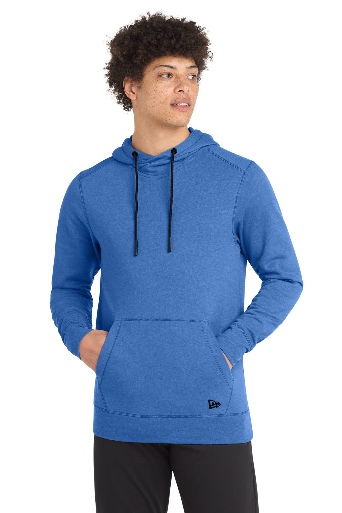 New Era  Tri-Blend Fleece Pullover Hoodie. NEA510 - Royal Heather