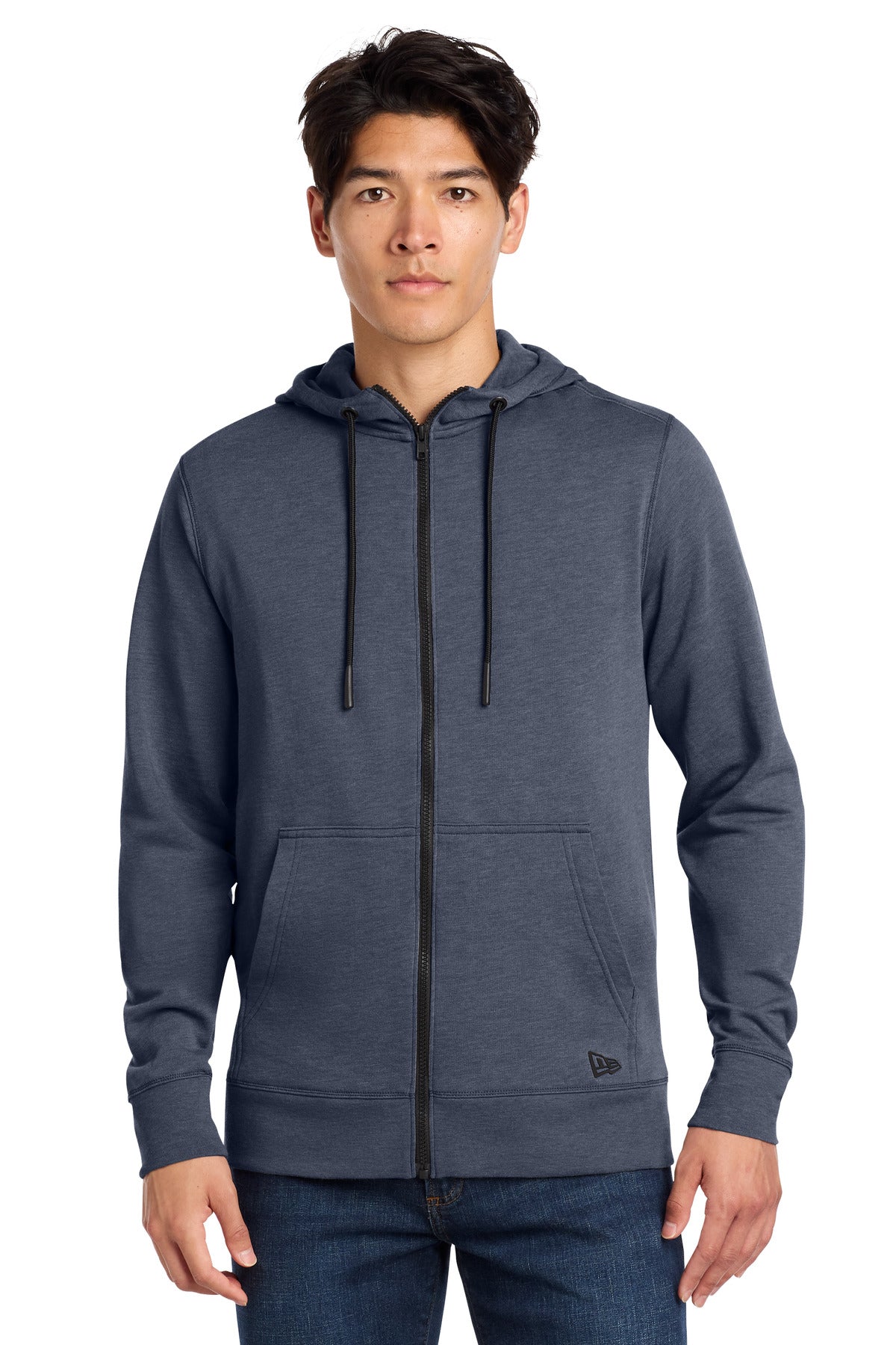 New Era  Tri-Blend Fleece Full-Zip Hoodie NEA511 - True Navy Heather