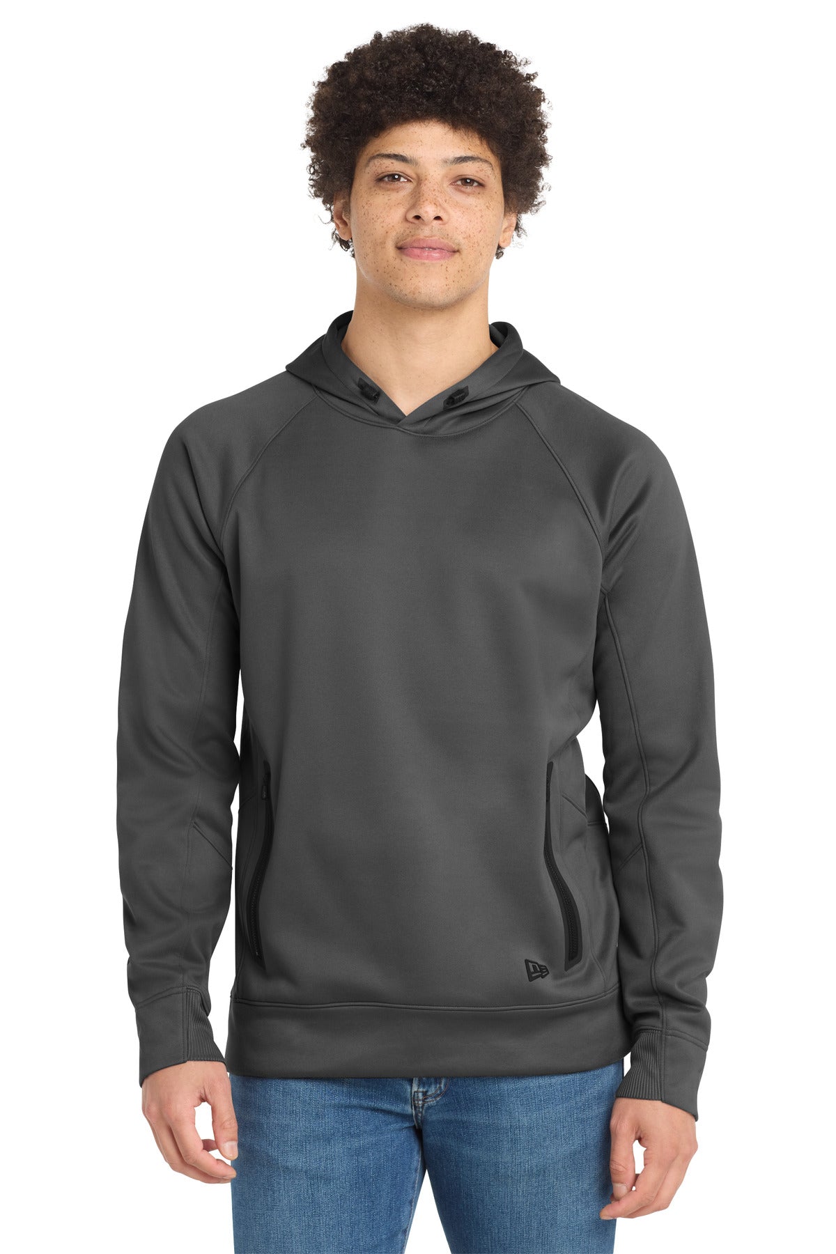New Era  Venue Fleece Pullover Hoodie. NEA520 - Graphite