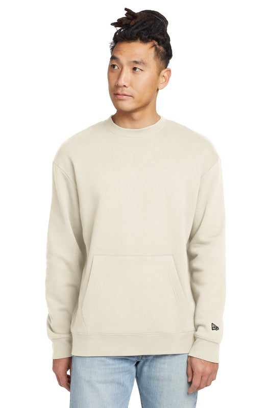 New Era Heritage Fleece Pocket Crew NEA527 - Soft Beige