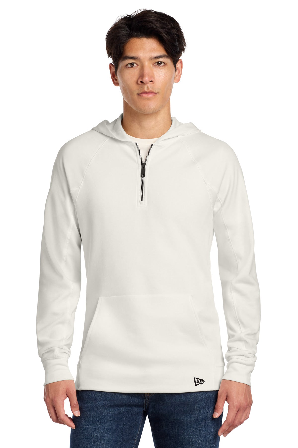 New Era STS 1/4-Zip Hoodie NEA541 - Fan White