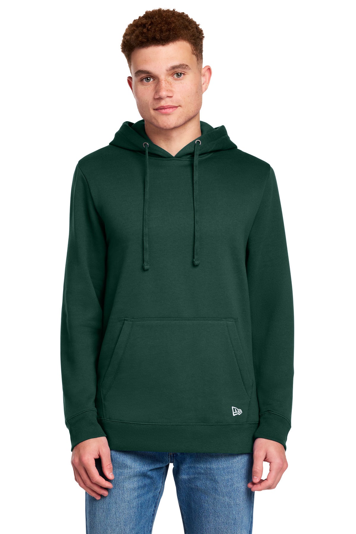 New Era Comeback Fleece Pullover Hoodie NEA550 - Dark Green