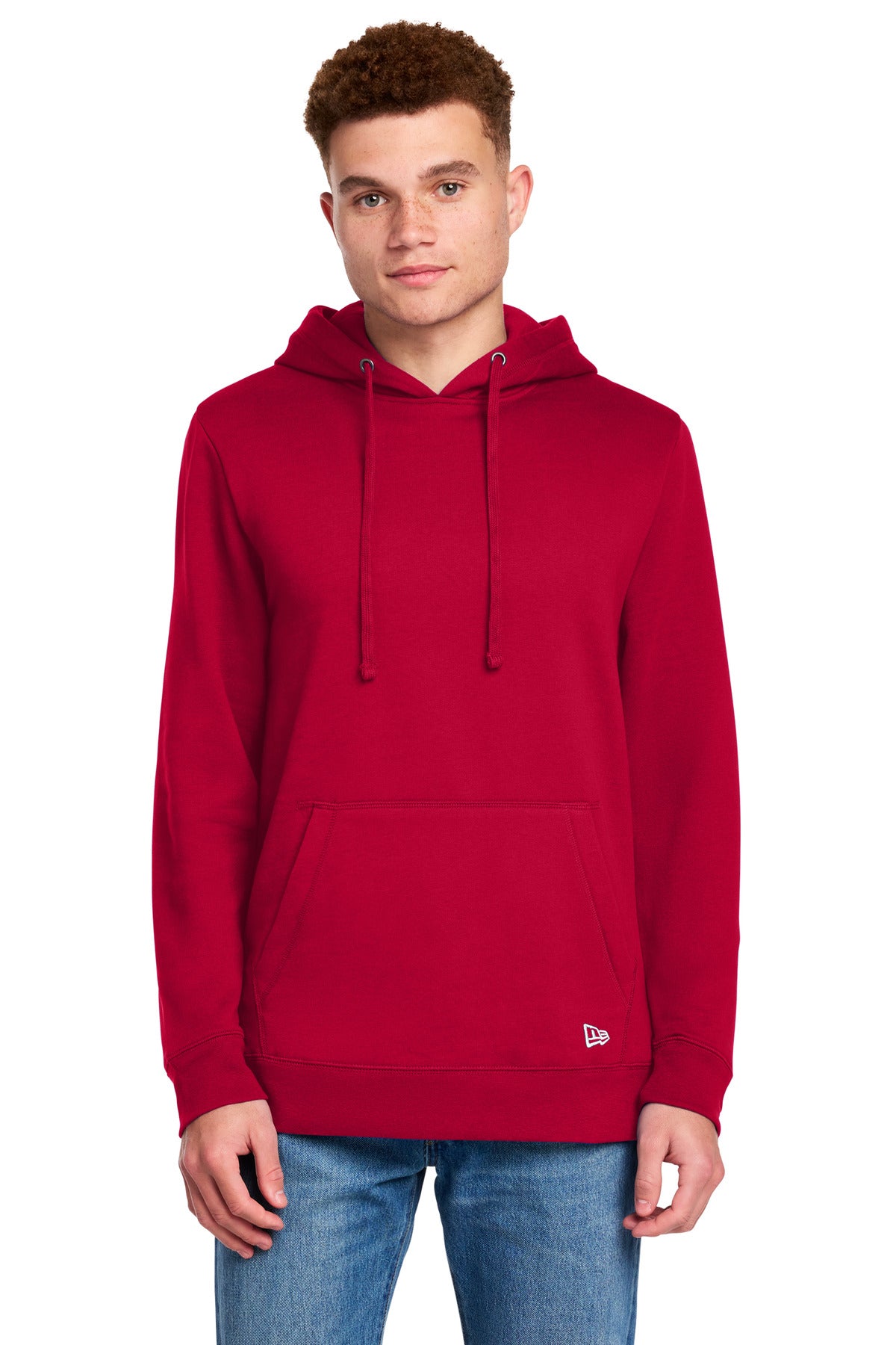 New Era Comeback Fleece Pullover Hoodie NEA550 - Scarlet