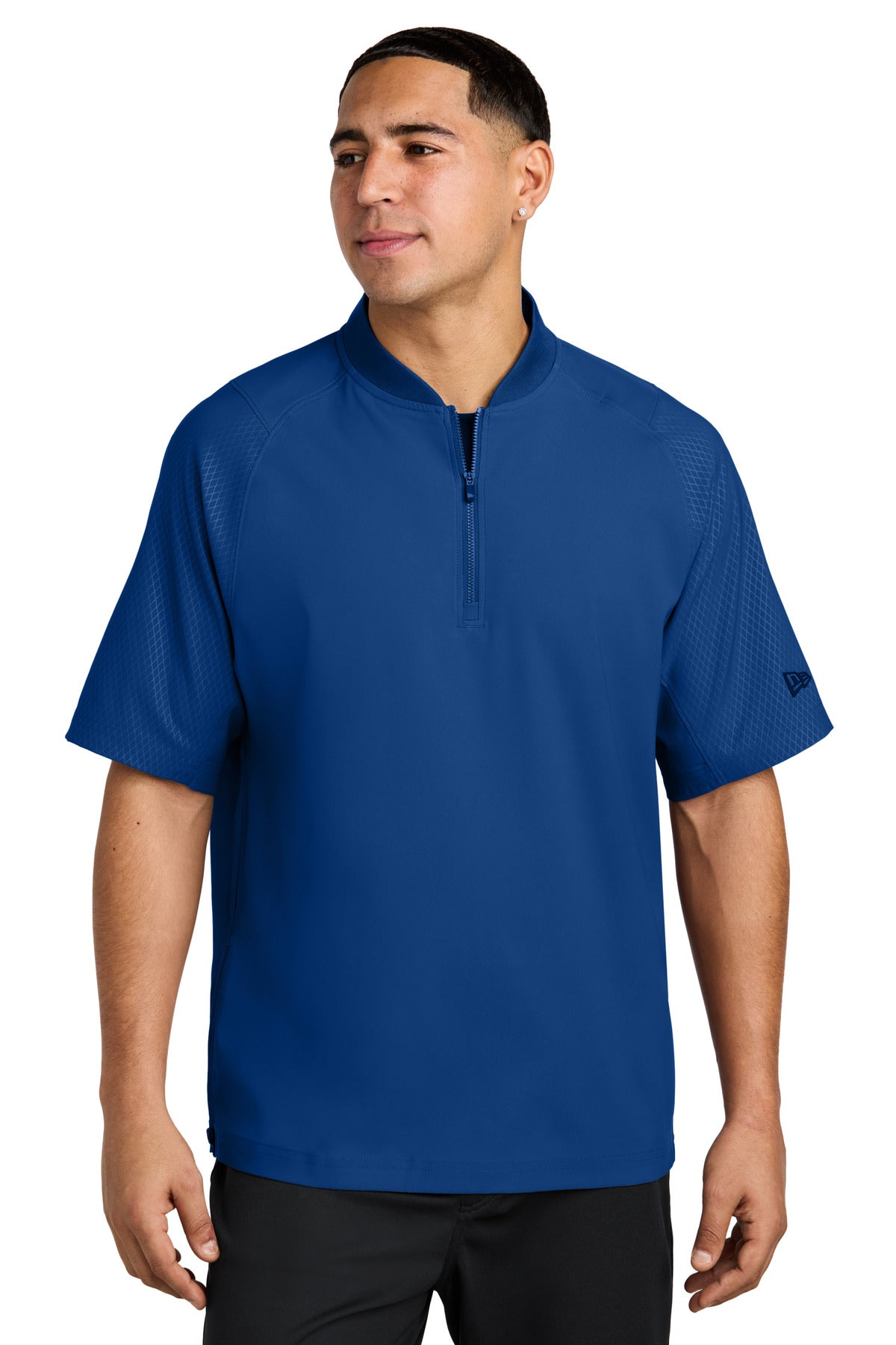 New Era  Cage Short Sleeve 1/4-Zip Jacket. NEA600 - Royal