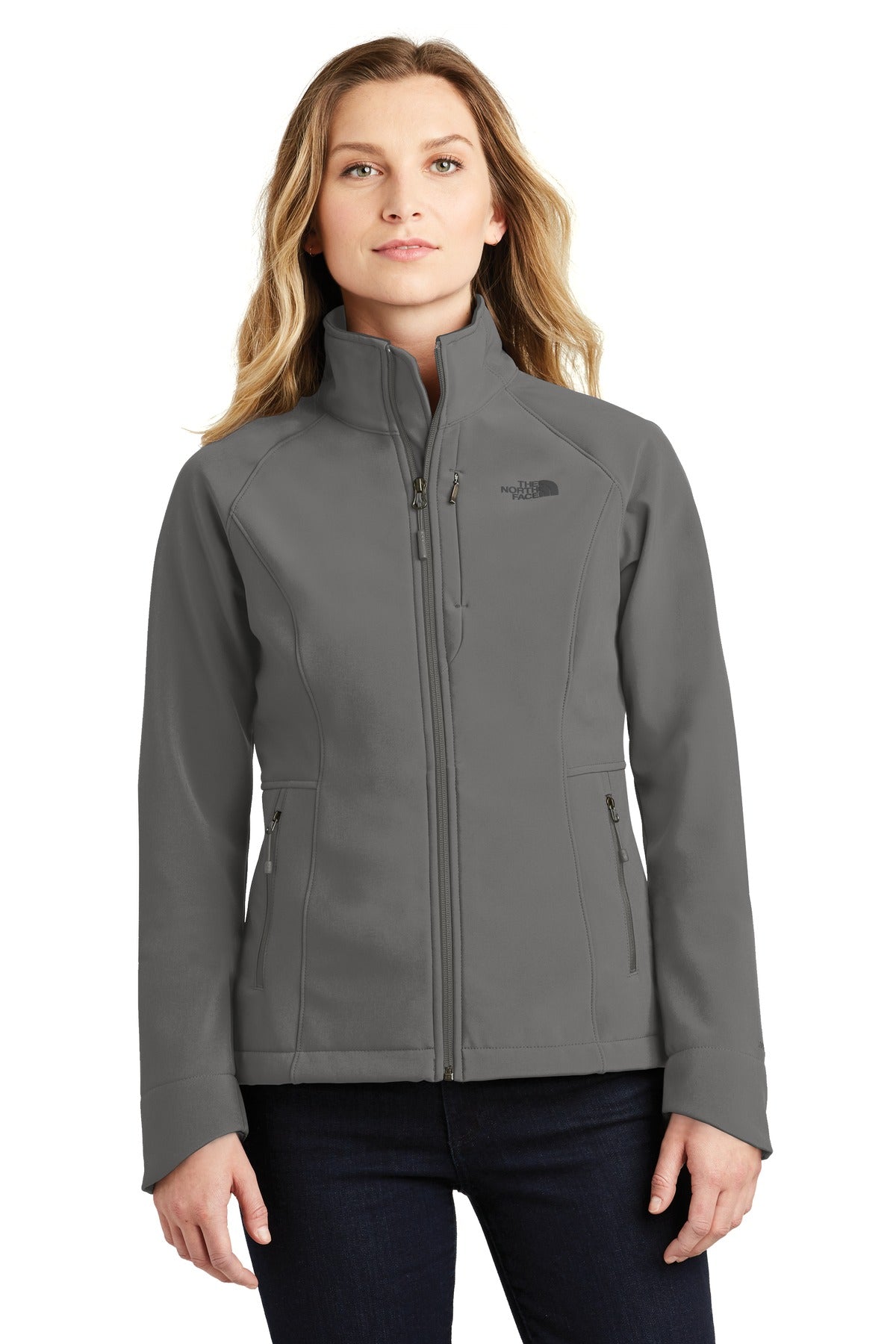 The North Face  Women's Apex Barrier Soft Shell Jacket. NF0A3LGU - Asphalt Grey