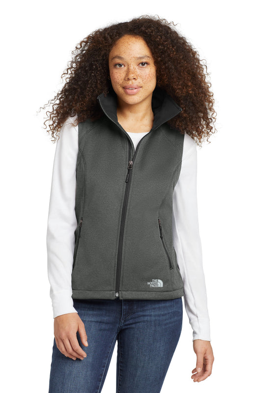 The North Face  Women's Ridgewall Soft Shell Vest. NF0A3LH1 - TNF Dark Grey Heather