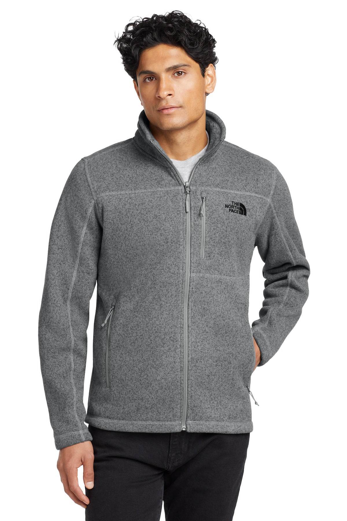 The North Face  Sweater Fleece Jacket. NF0A3LH7 - TNF Medium Grey Heather