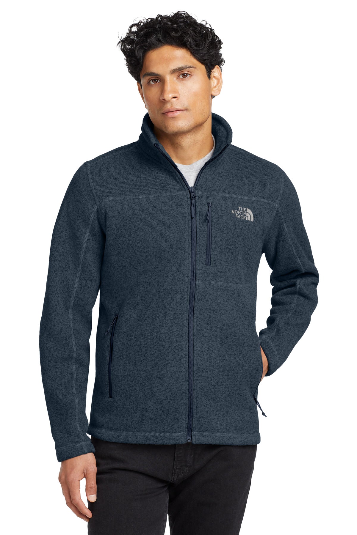 The North Face  Sweater Fleece Jacket. NF0A3LH7 - Urban Navy Heather