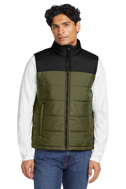 The North Face Everyday Insulated Vest. NF0A529A - Burnt Olive Green