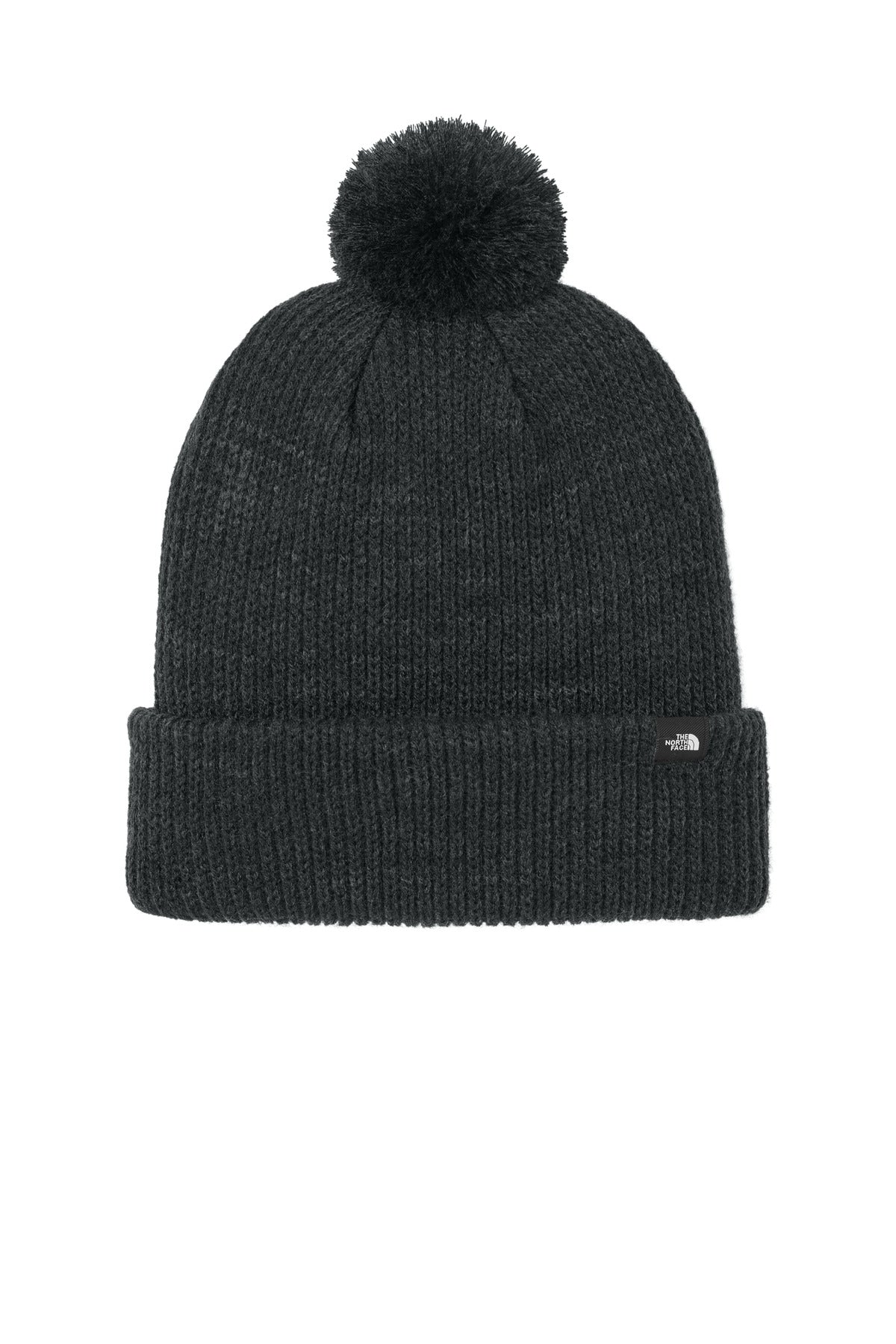 The North Face Pom Beanie NF0A7RGI - TNF Black Heather