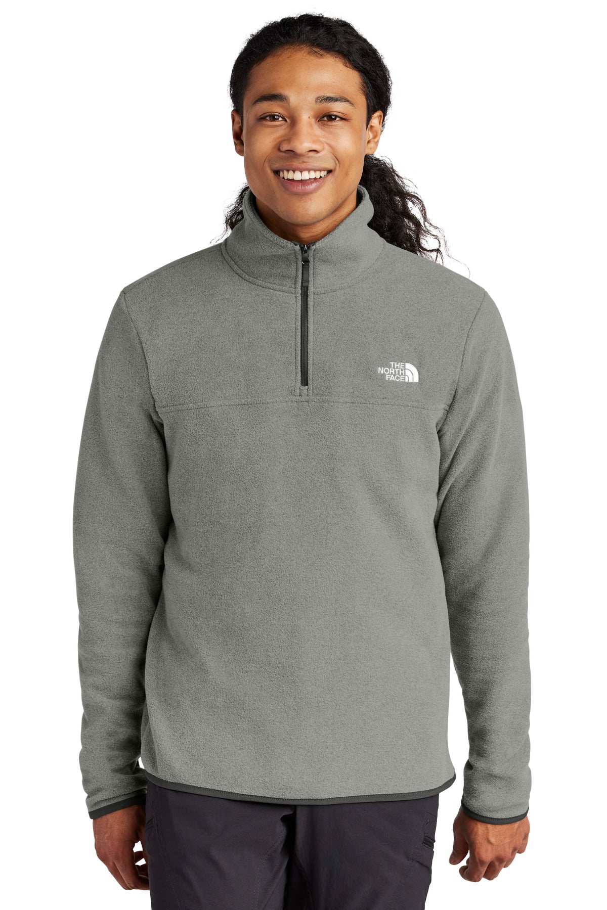The North Face Glacier 1/4-Zip Fleece NF0A7V4L - TNF Medium Grey Heather